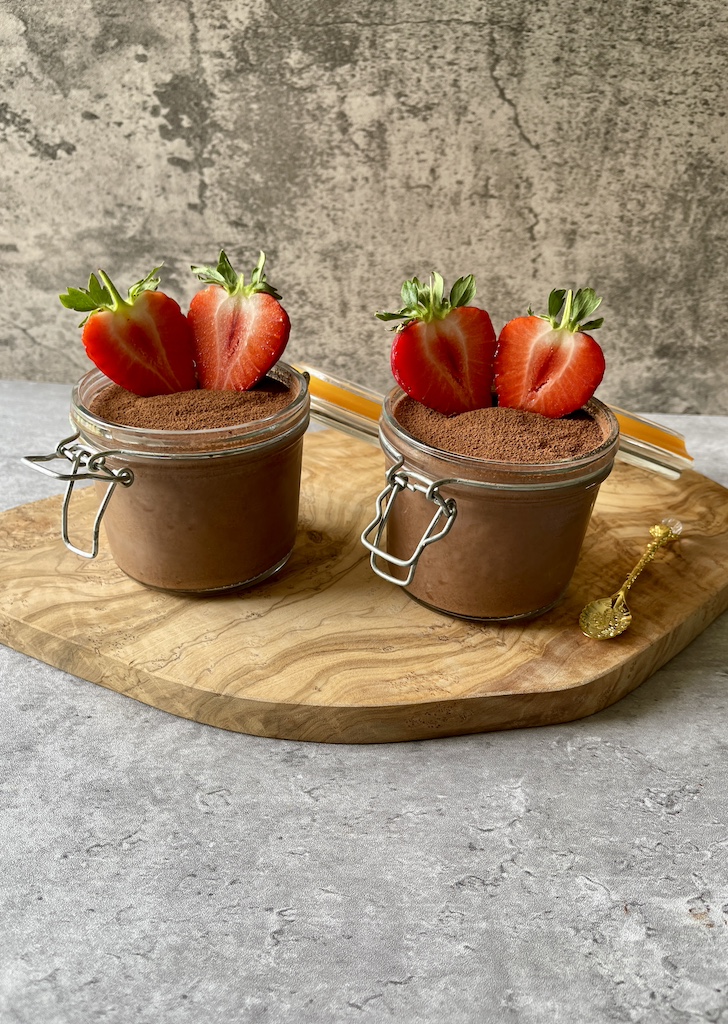 indulge in this quick and easy chocolate mousse—rich, creamy, and healthy! Perfect for a guilt-free treat