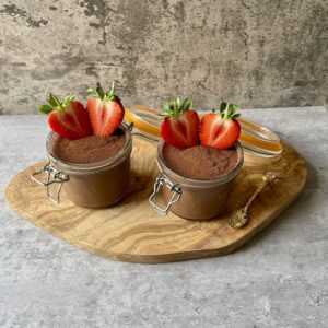 indulge in this quick and easy chocolate mousse—rich, creamy, and healthy! Perfect for a guilt-free treat