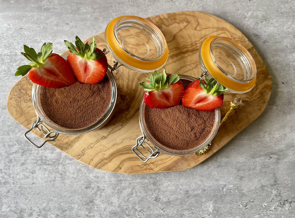 indulge in this quick and easy chocolate mousse—rich, creamy, and healthy! Perfect for a guilt-free treat